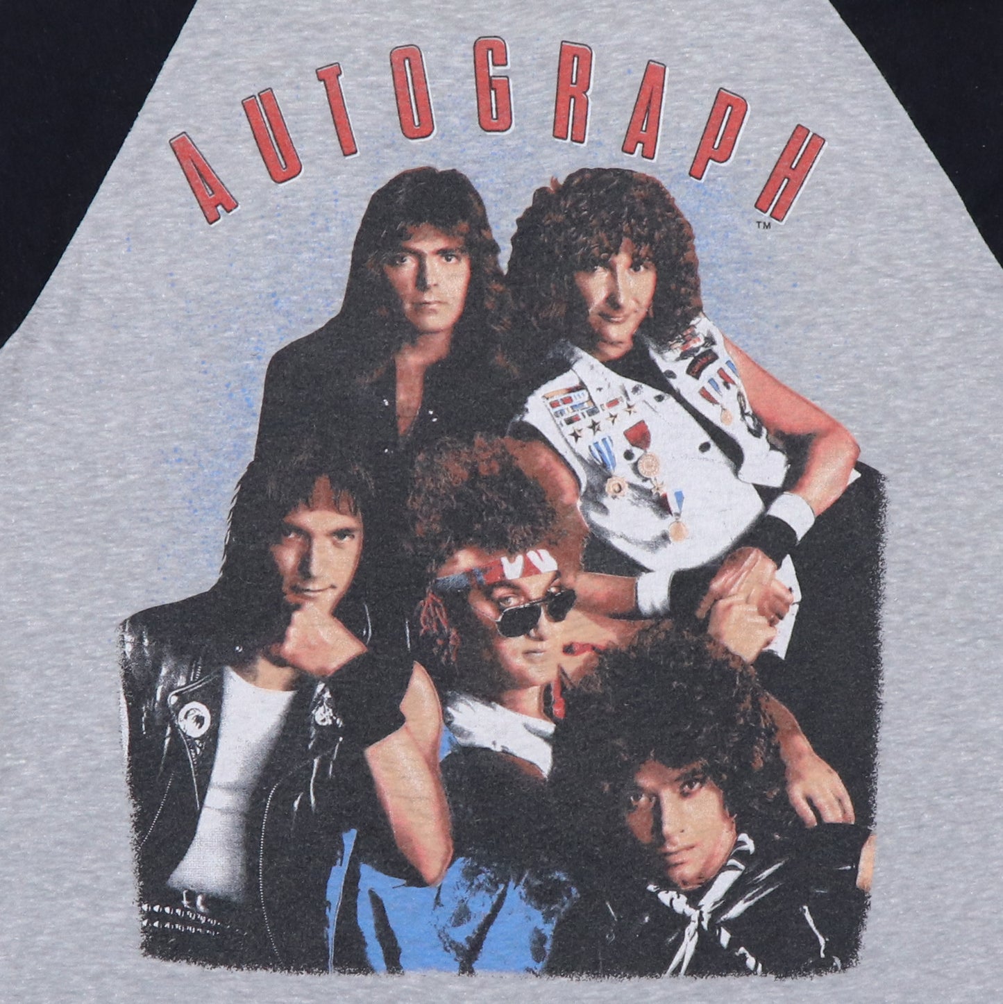 1985 Autograph Sign In Please Tour Jersey Shirt