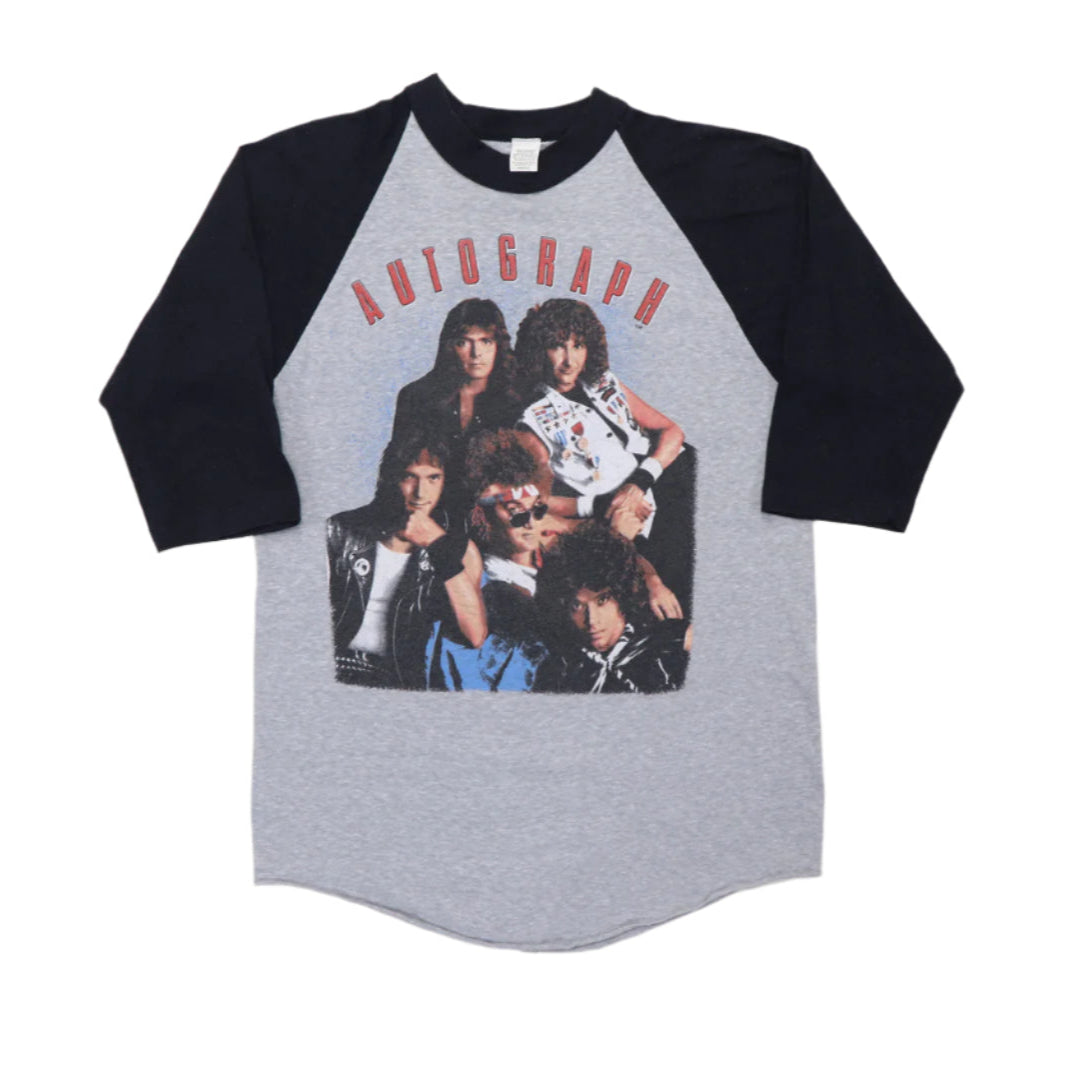 1985 Autograph Sign In Please Tour Jersey Shirt