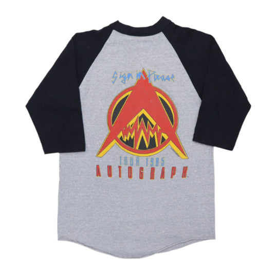 1985 Autograph Sign In Please Tour Jersey Shirt