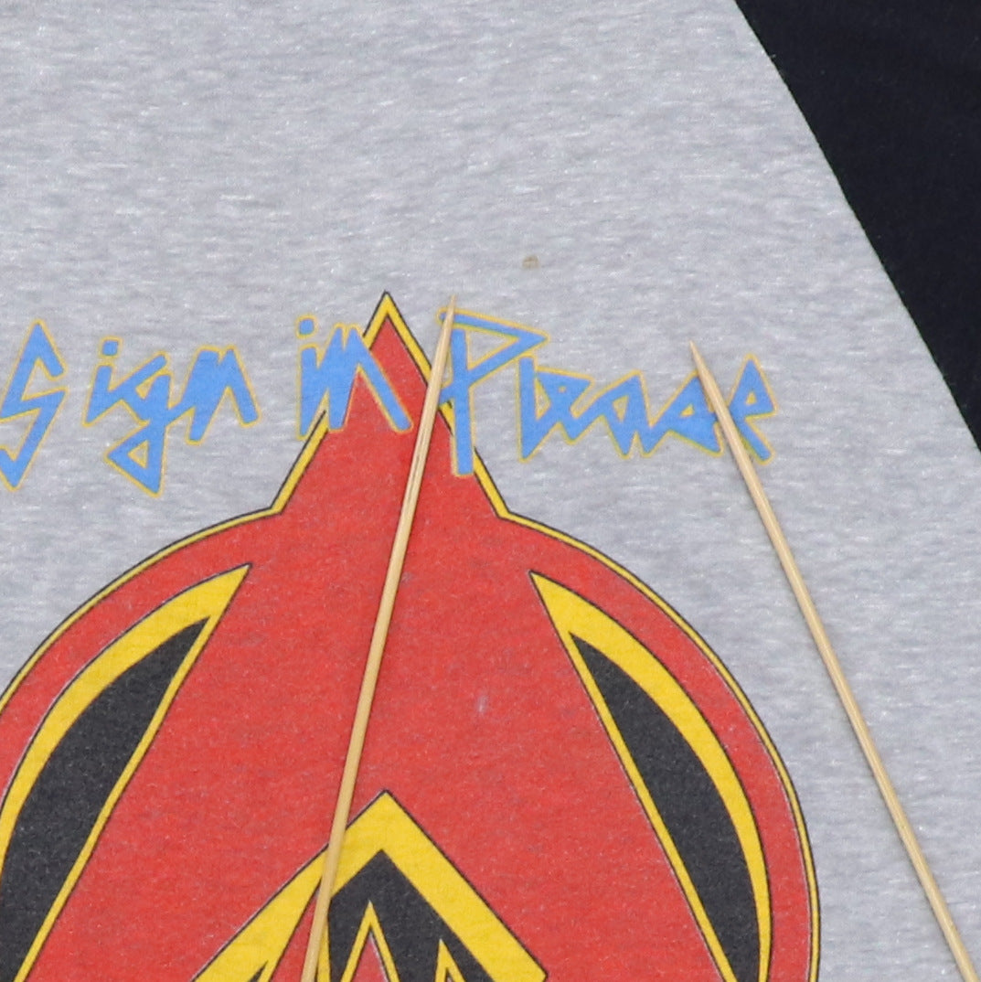 1985 Autograph Sign In Please Tour Jersey Shirt