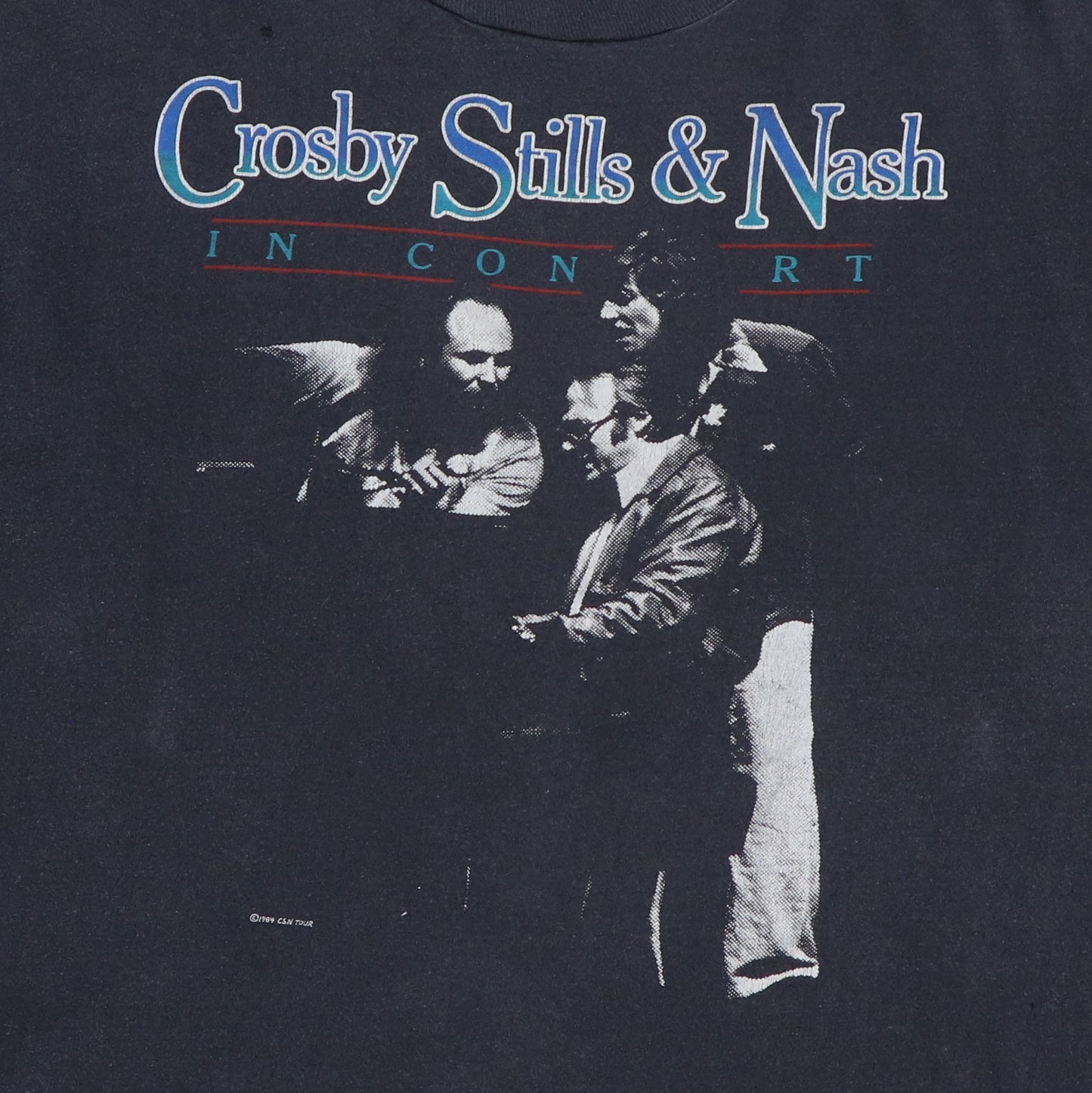 1984 Crosby Stills Nash In Concert Tour Shirt