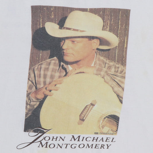 1996 John Michael Montgomery Tour Shirt Back