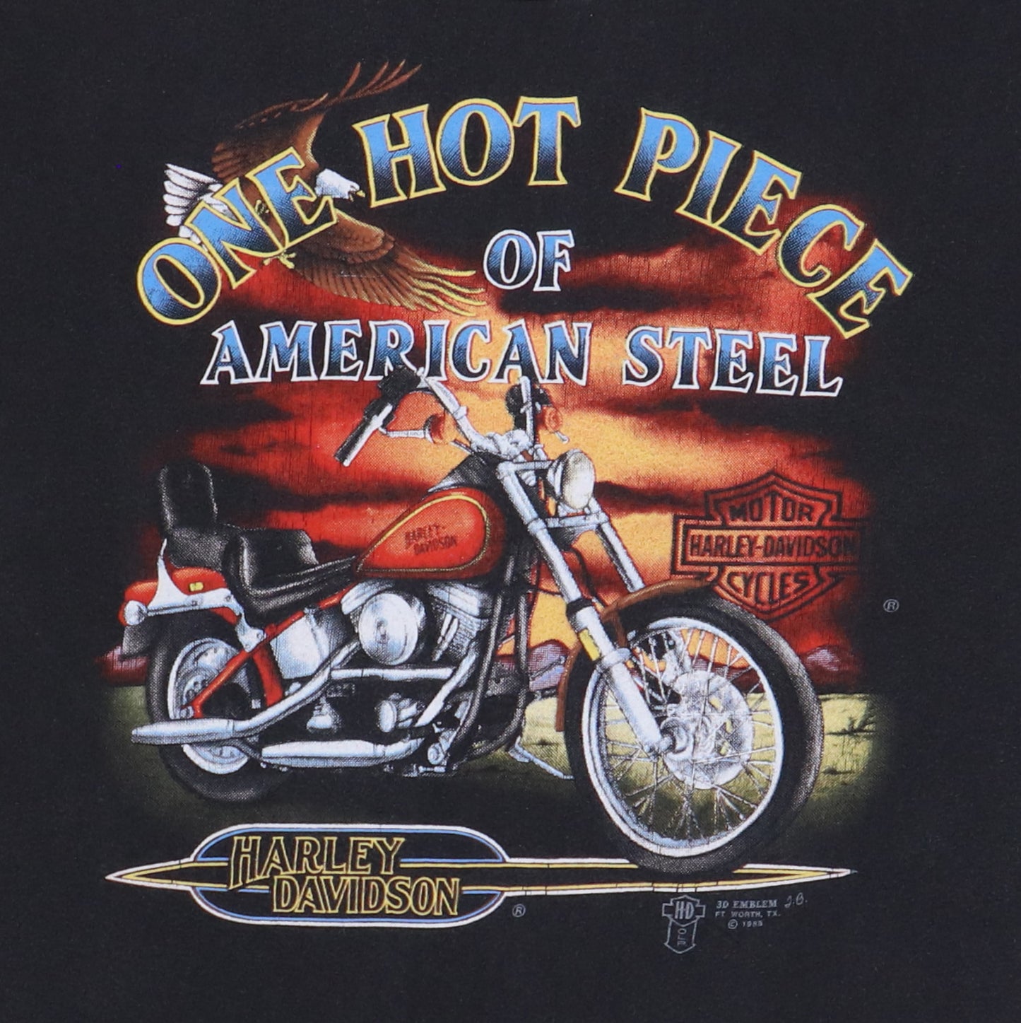 1988 Harley Davidson One Hot Piece Shirt