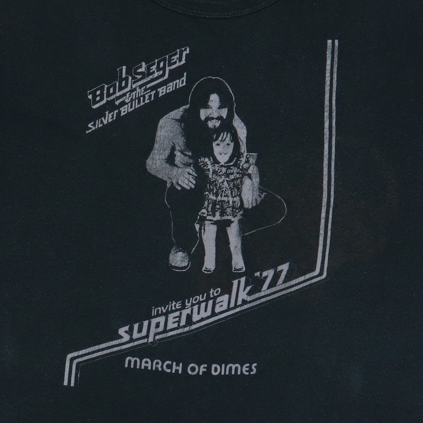 1977 Bob Seger March Of Dimes Shirt