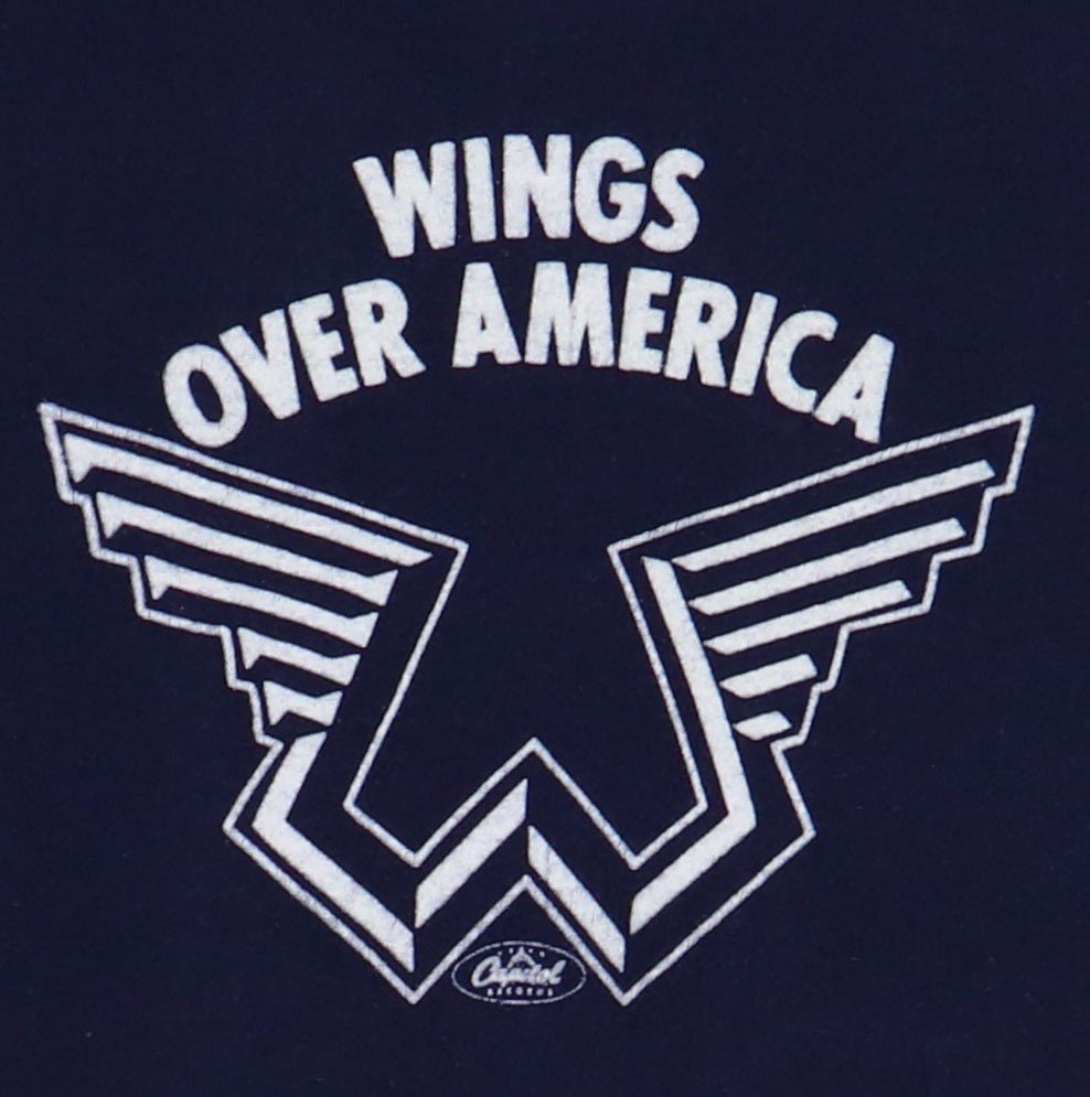 1976 Wings Over America Capitol Records Promo Shirt