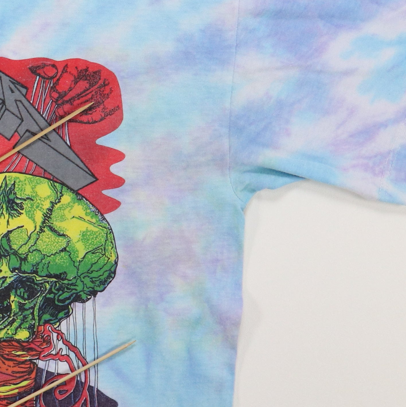 1992 Metallica Rulz Tour Tie Dye Shirt