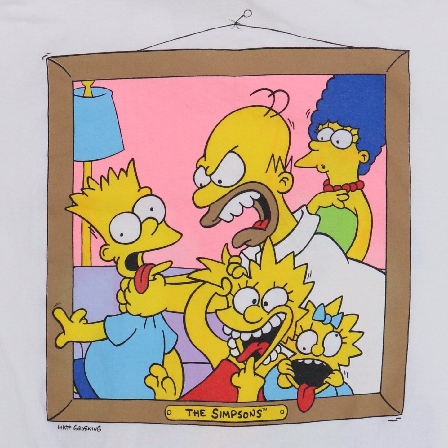 1989 The Simpsons Family Portrait Shirt