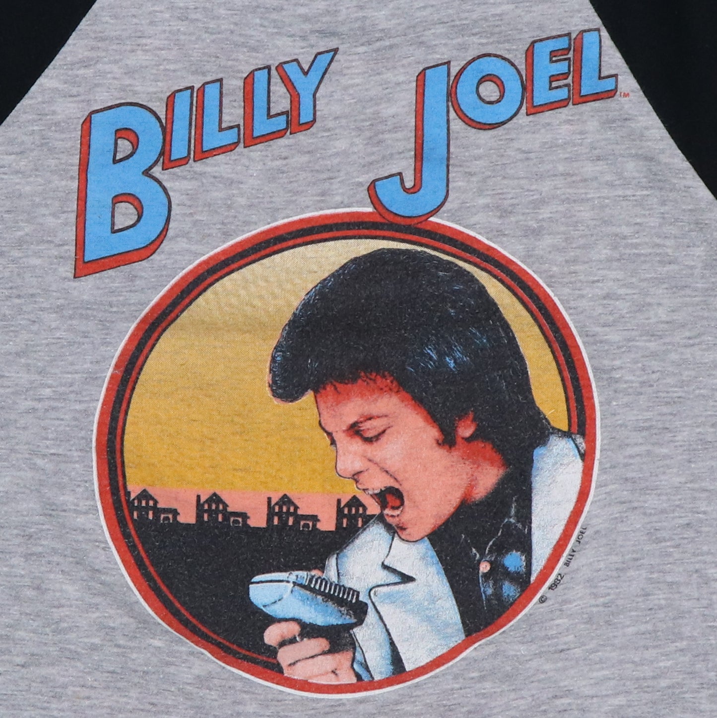 1982 Billy Joel Behind Tour Jersey Shirt