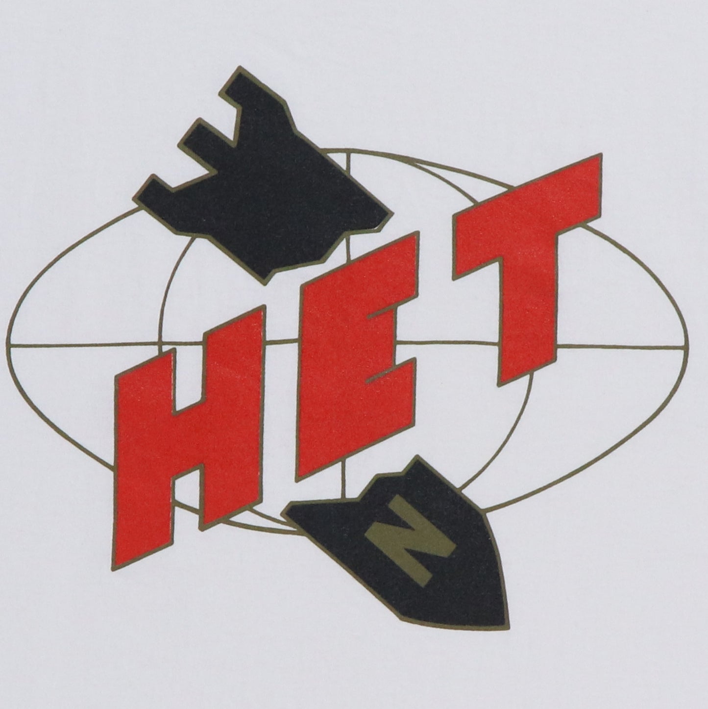 1990s Het Anti Nuclear Shirt Detail
