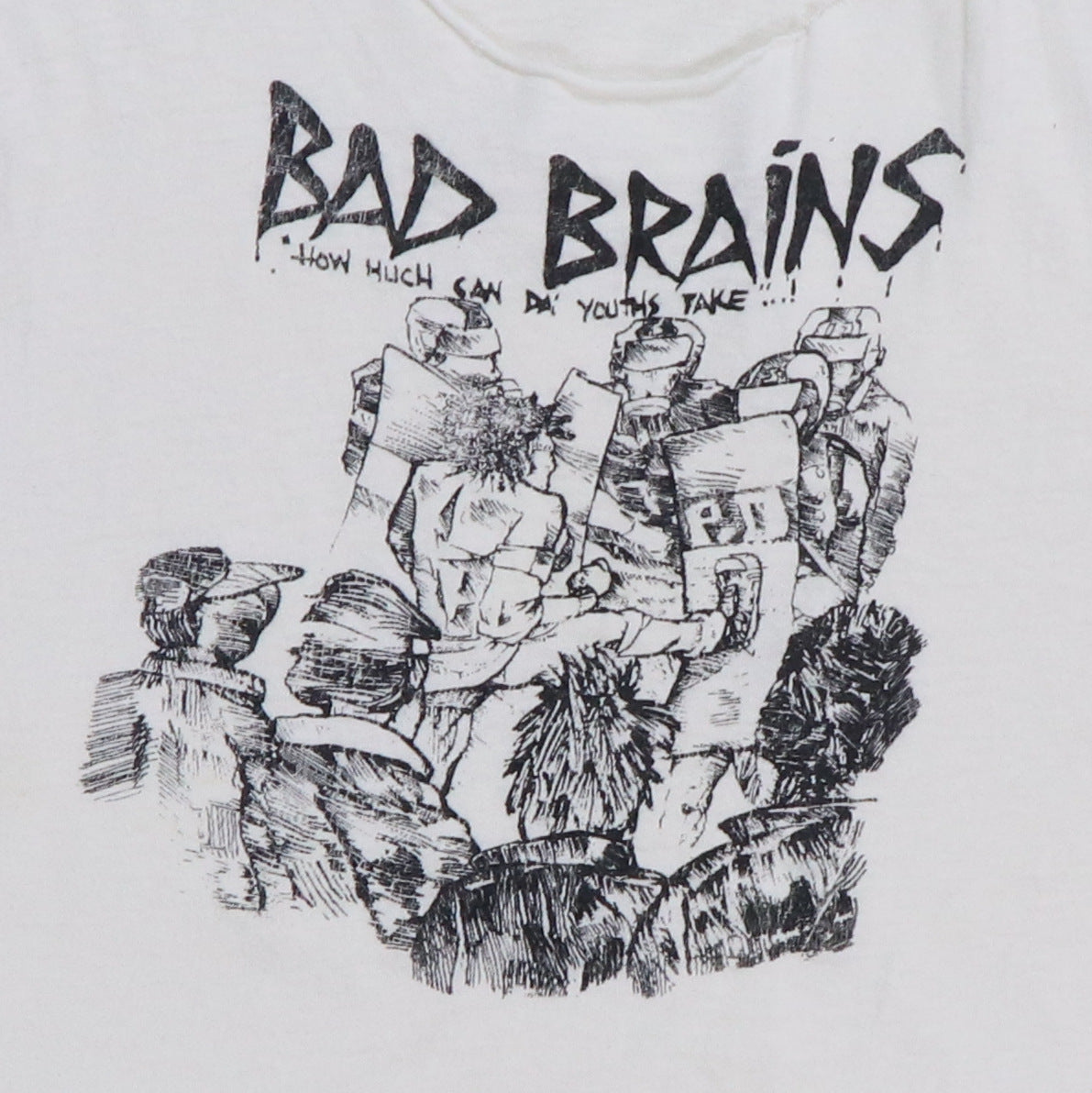 1980s Bad Brains How Much Can Da Youths Take Shirt