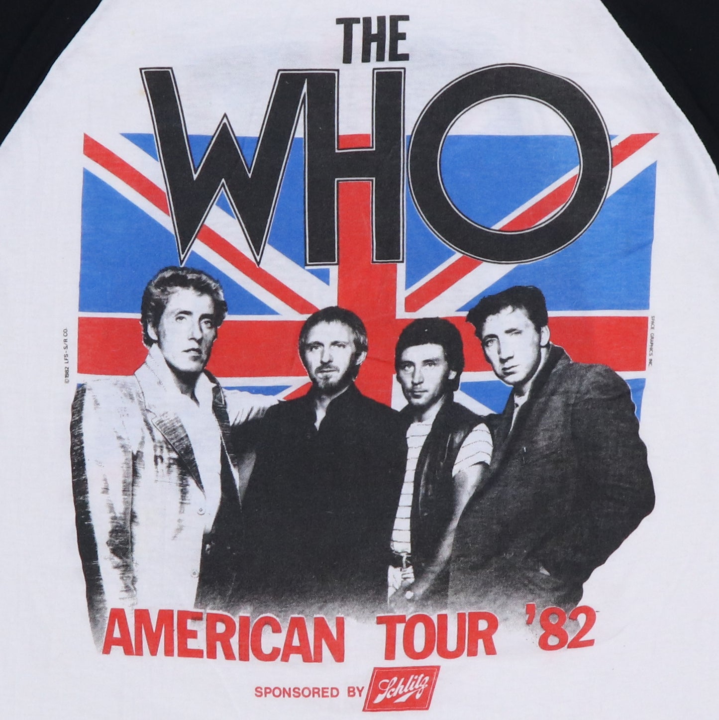 1982 The Who American Tour Jersey Shirt