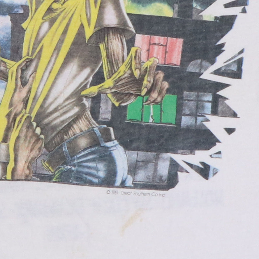 1981 Iron Maiden Killer Tour Jersey Shirt