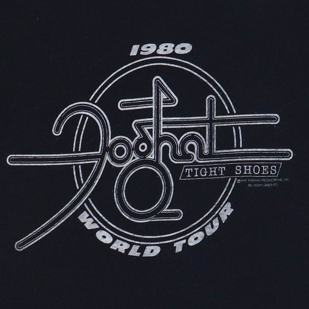 1980 Foghat Tight Shoes World Tour Shirt