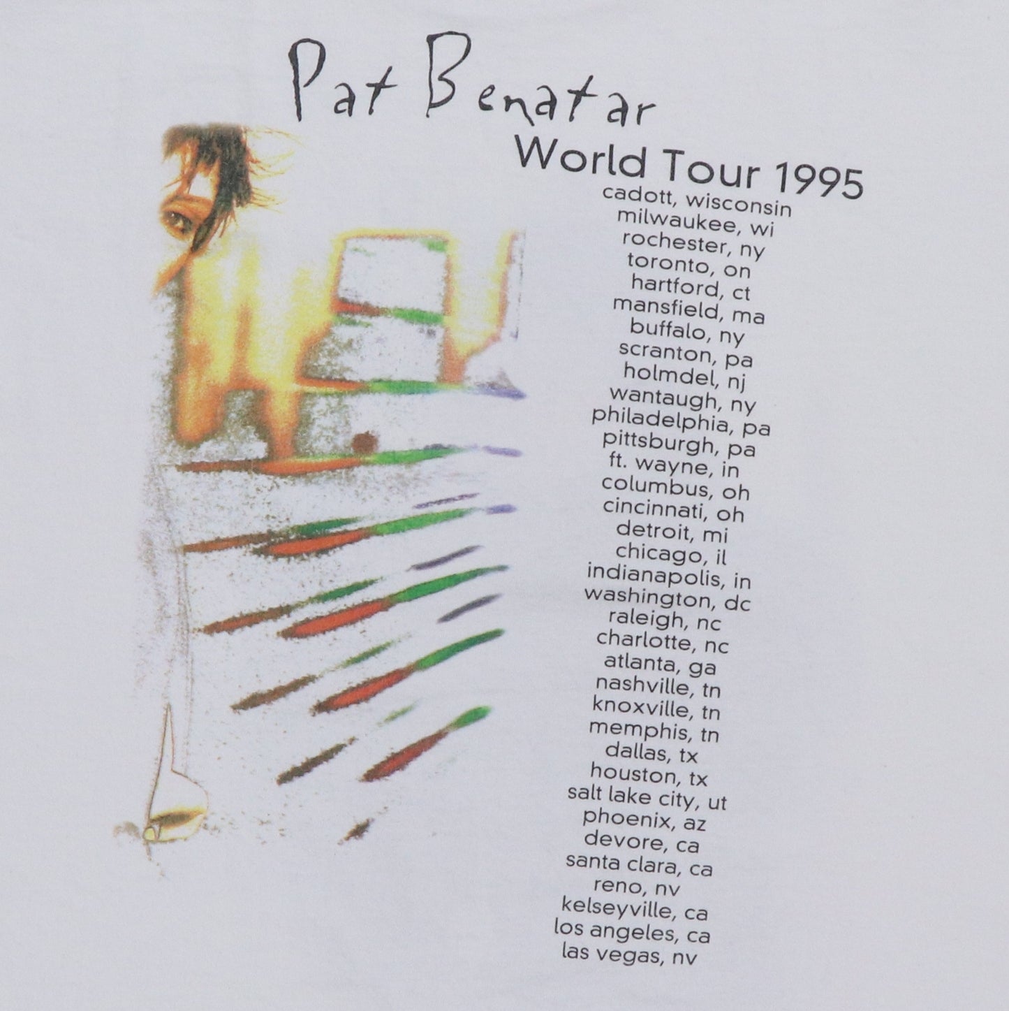 1995 Pat Benatar World Tour Shirt
