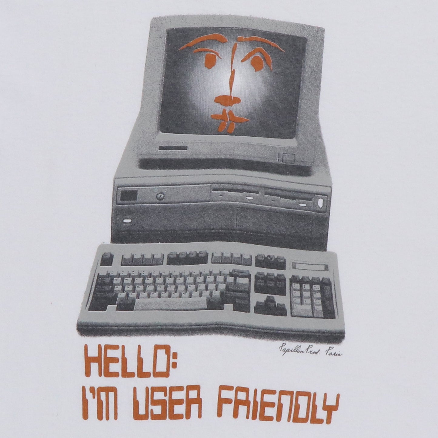 1980s I'm User Friendly Computer Shirt