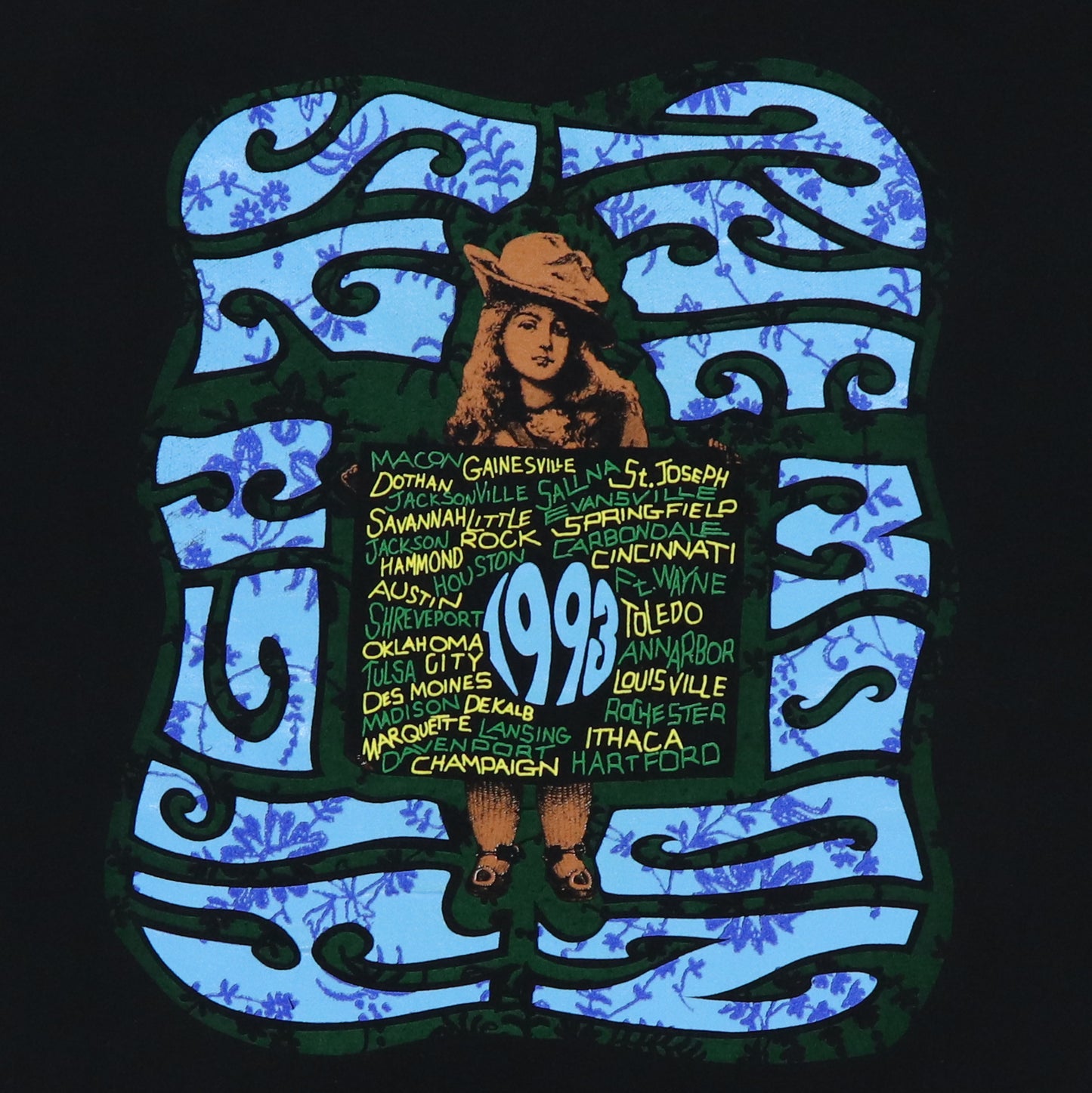 1993 Black Crowes High As The Moon Tour Shirt