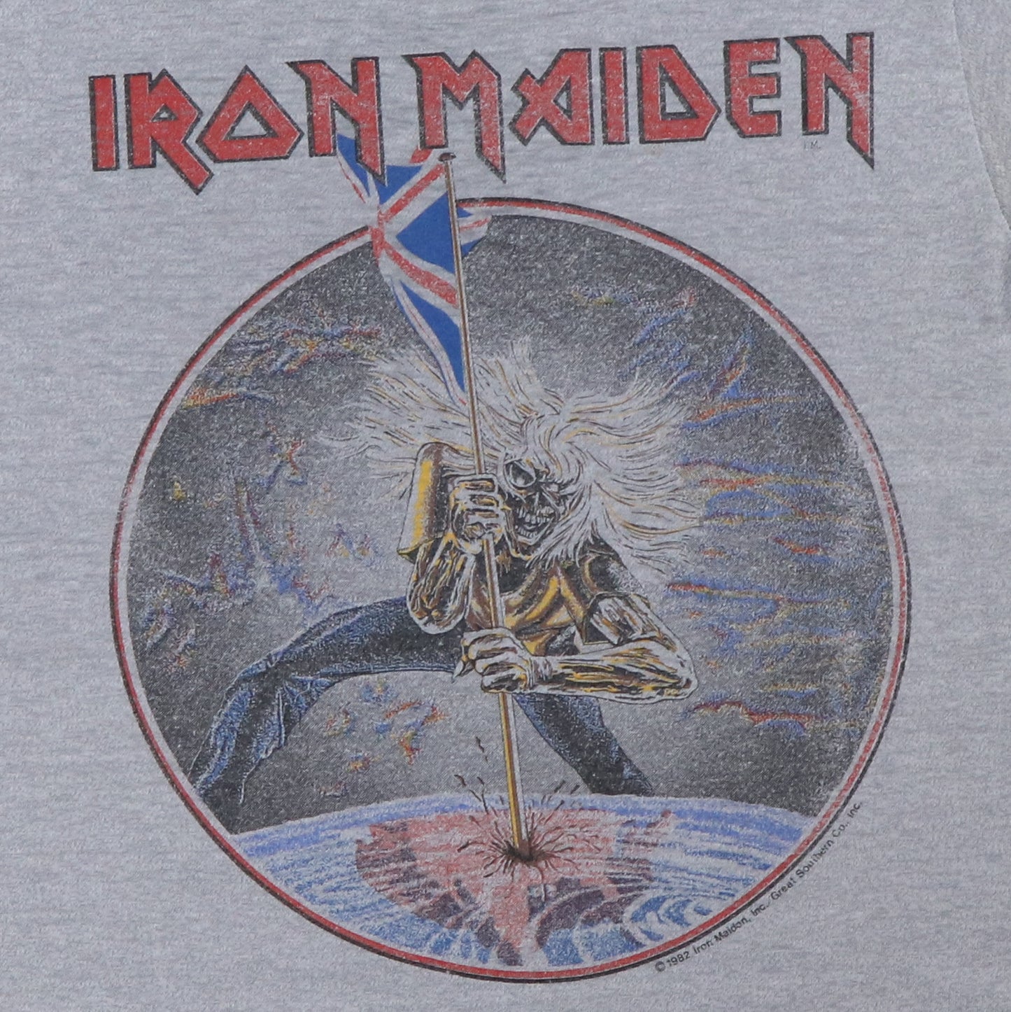 1982 Iron Maiden Beast On The Road Tour Shirt