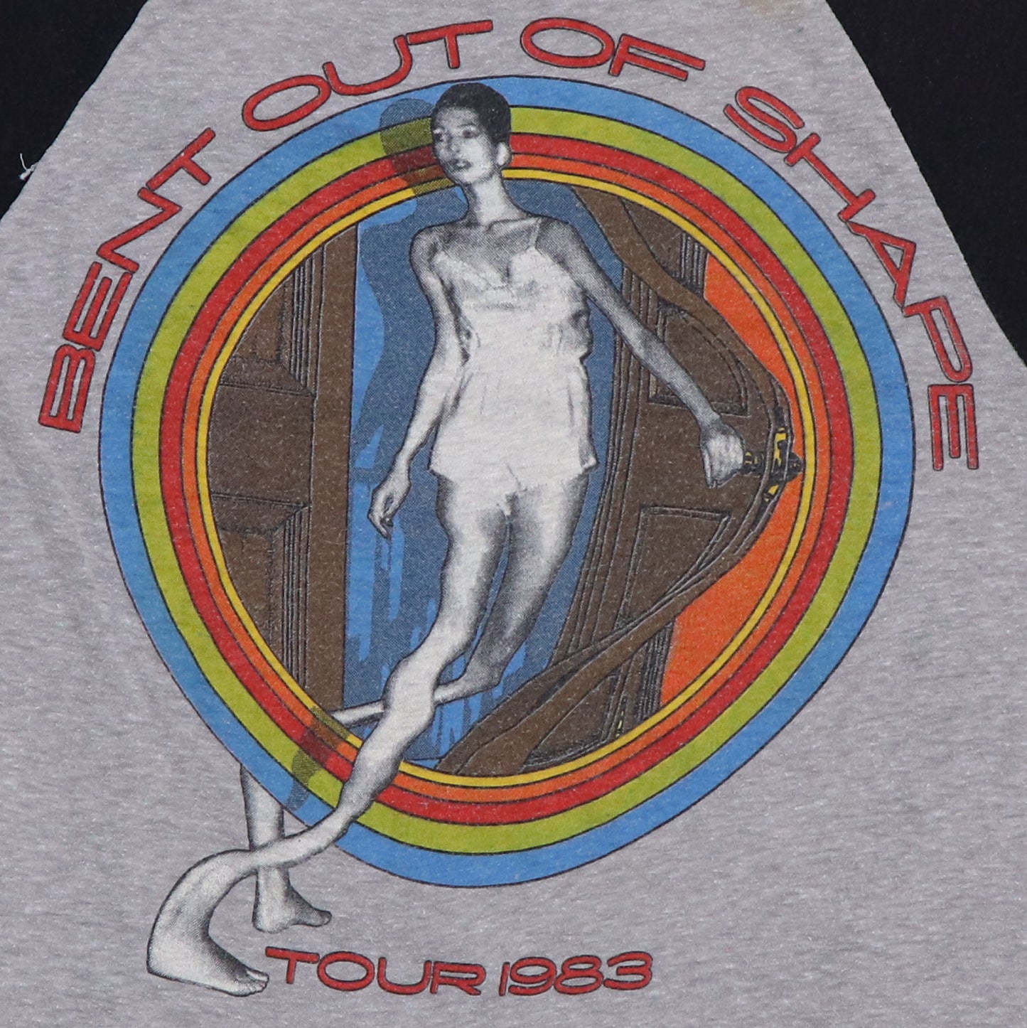 1983 Rainbow Bent Out Of Shape Tour Jersey Shirt