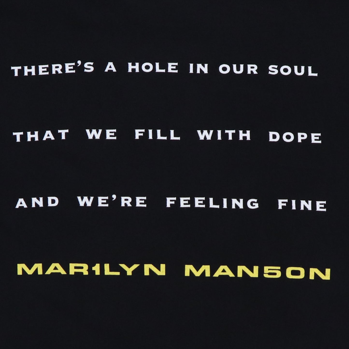1998 Marilyn Manson Feeling Fine Shirt