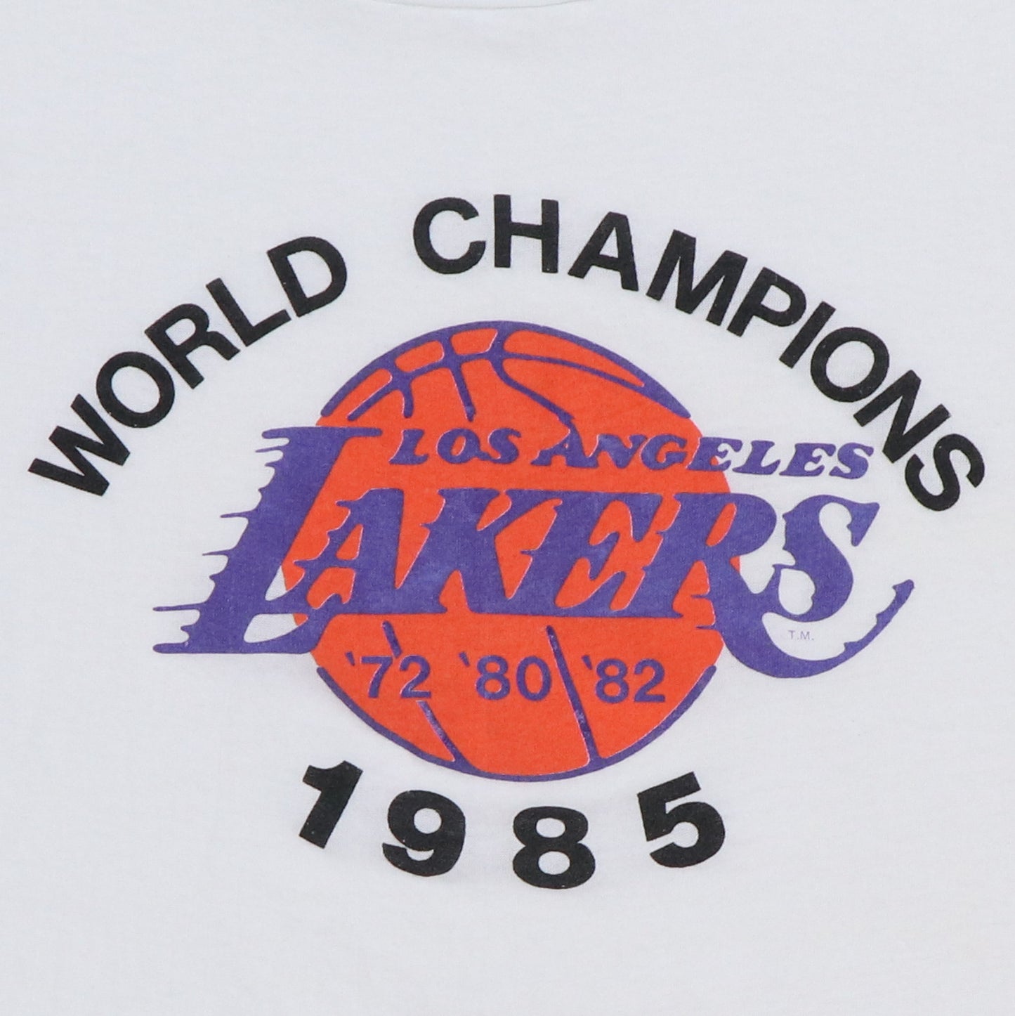 1985 Los Angeles Lakers World Champions Shirt