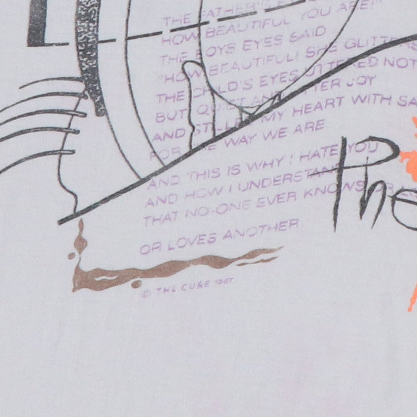 1987 The Cure Kissing Tour Shirt