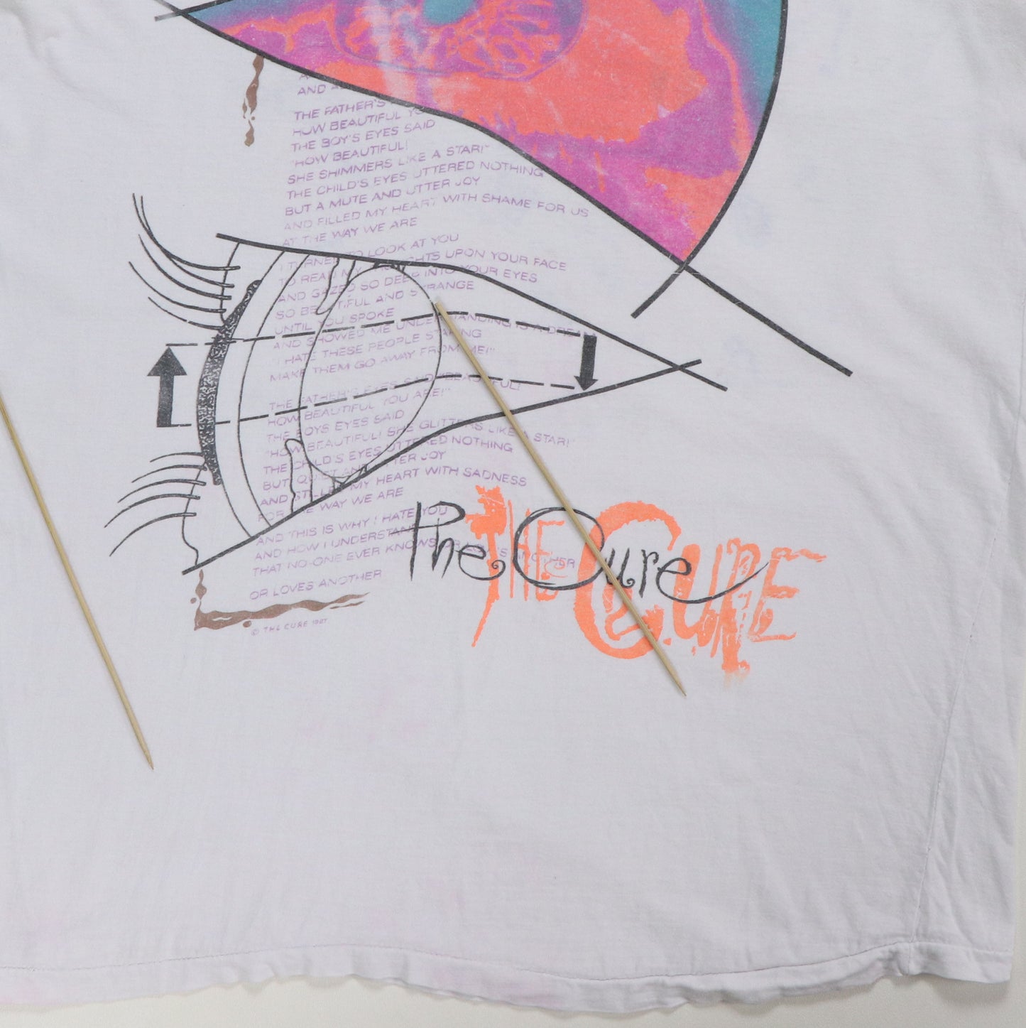 1987 The Cure Kissing Tour Shirt