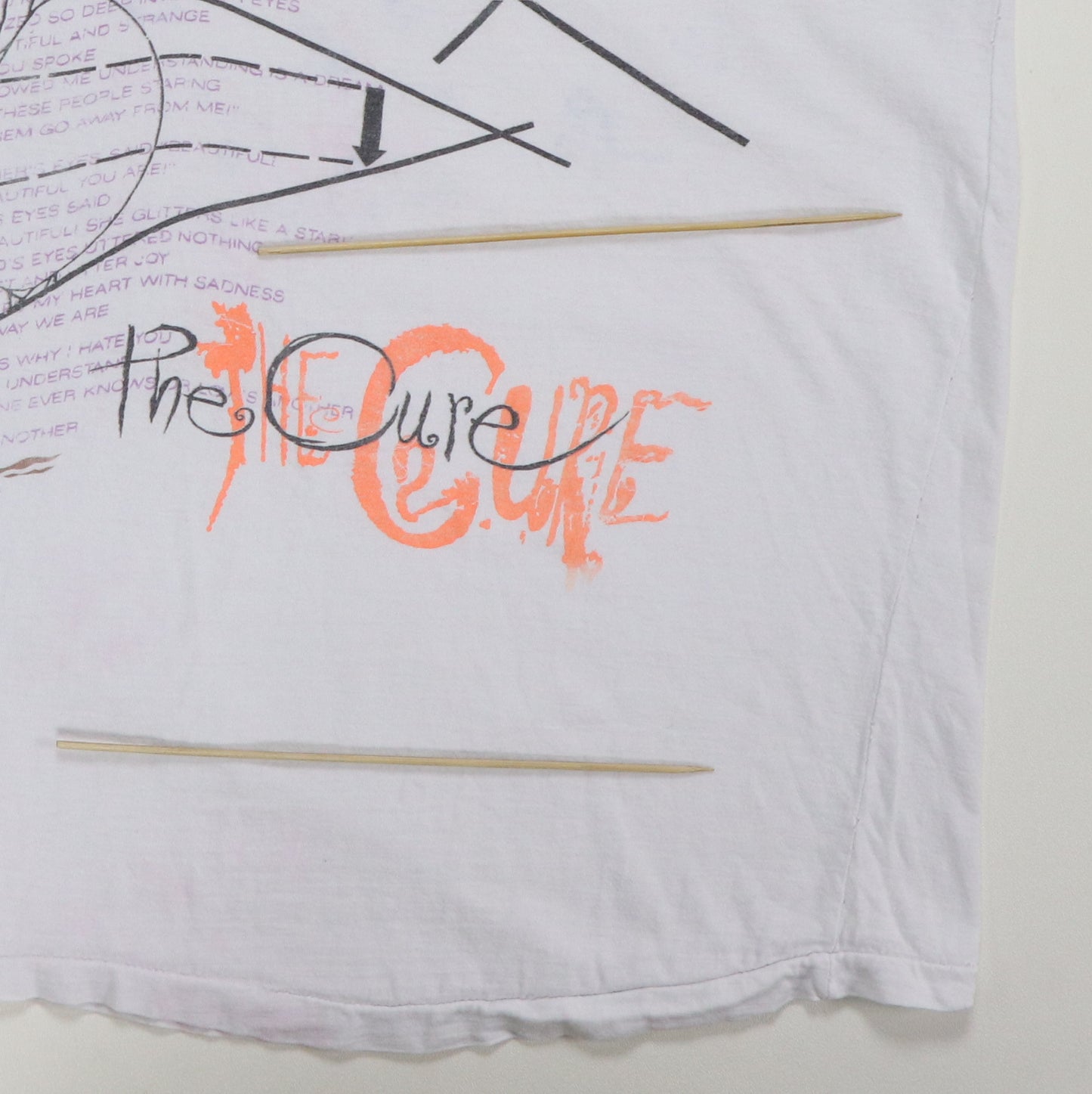 1987 The Cure Kissing Tour Shirt
