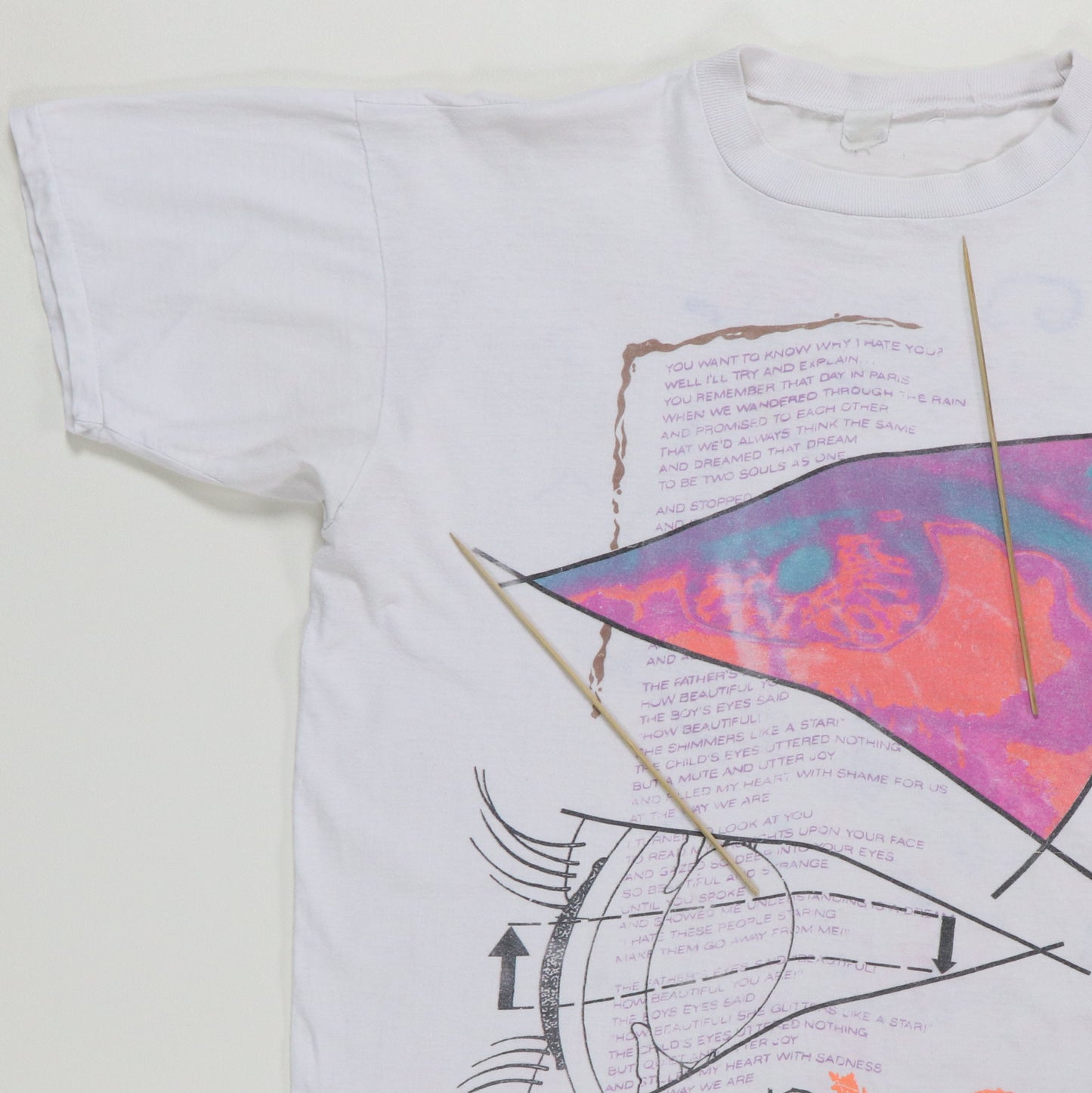 1987 The Cure Kissing Tour Shirt