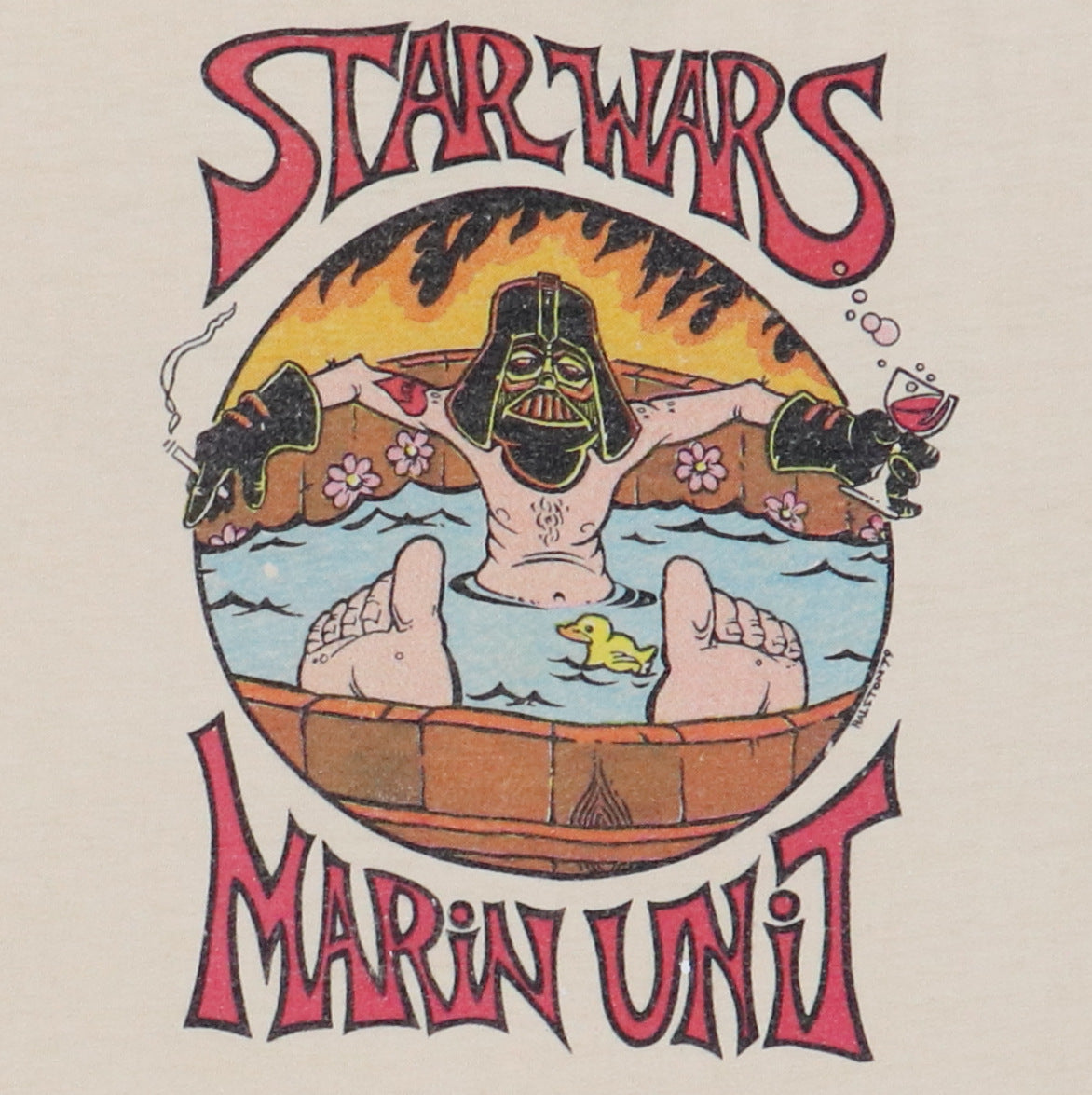 1979 Star Wars Marin Unit Empire Lays Back Crew Shirt