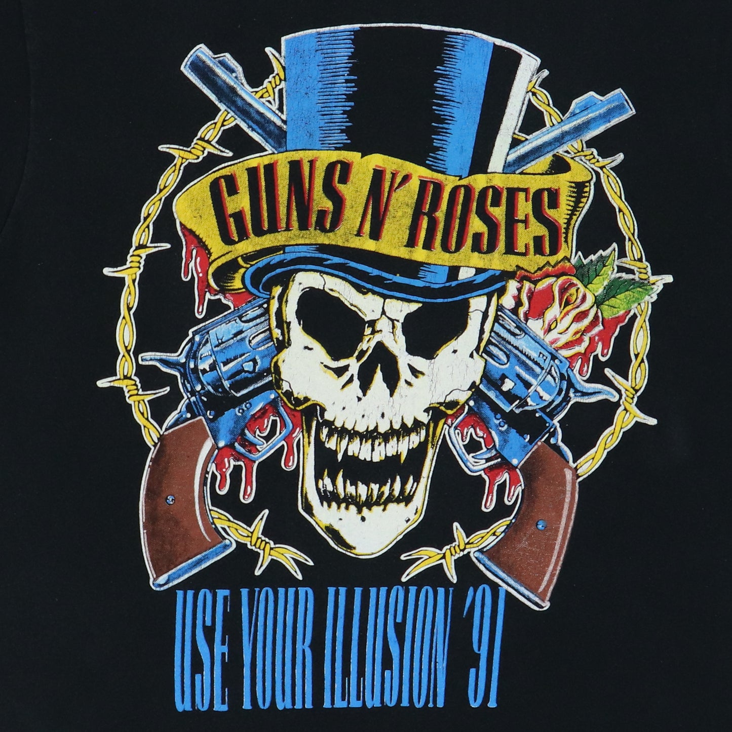 1991 Guns N Roses Use Your Illusion Tour Shirt