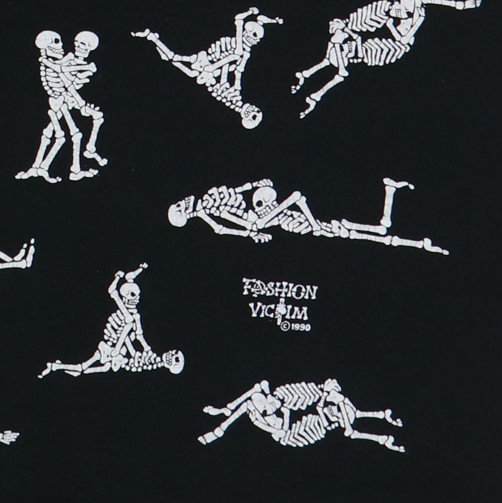 1990 Fashion Victim Skeleton Sex Kama Sutra Shirt