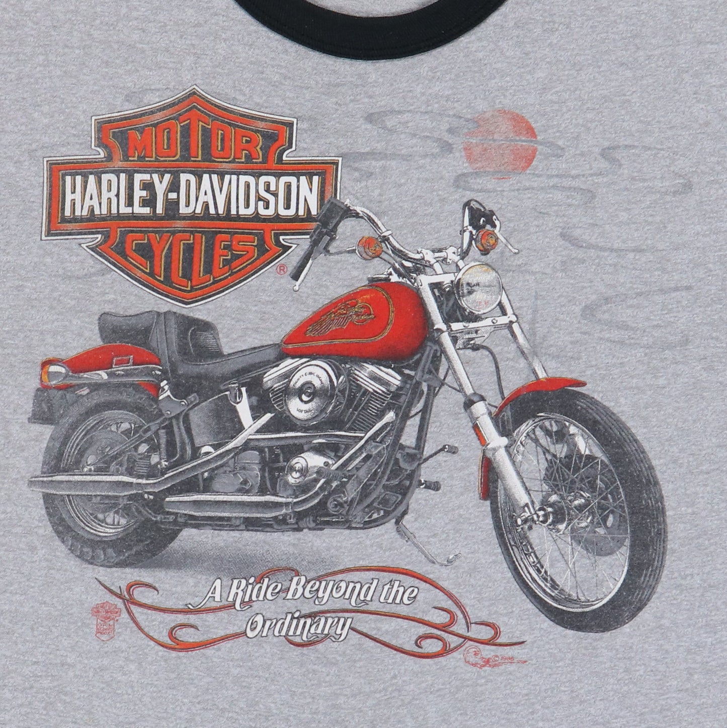1986 Harley Davidson Ride Beyond The Ordinary Shirt