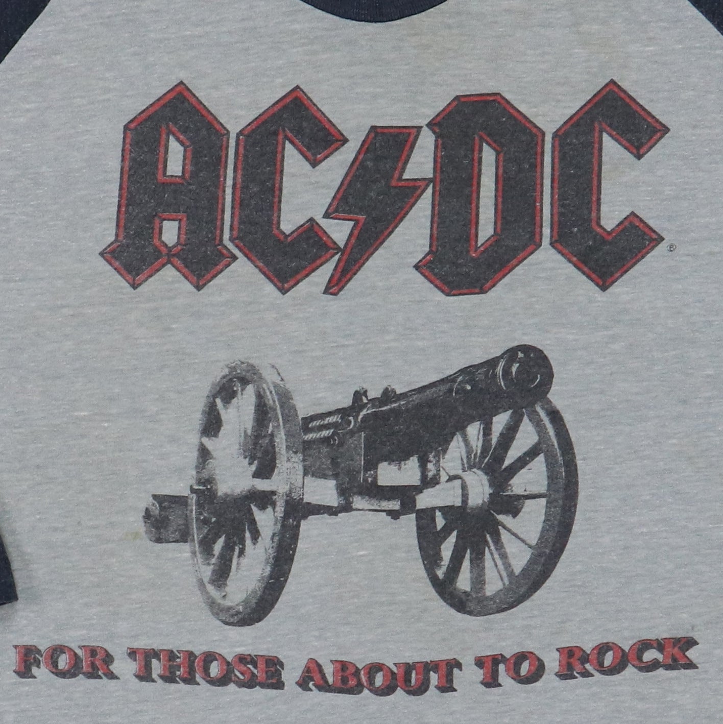 1981 ACDC For Those About To Rock Tour Jersey Shirt