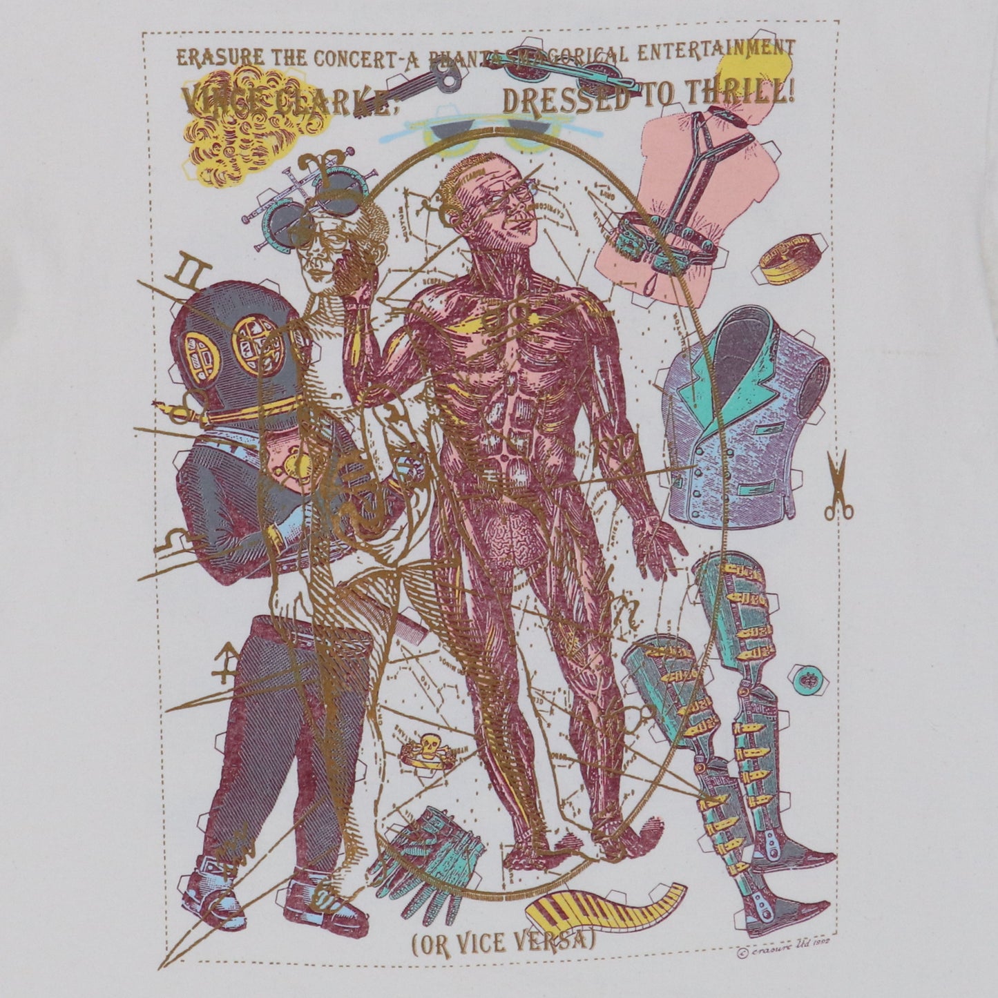 1992 Erasure Dressed To Thrill Shirt