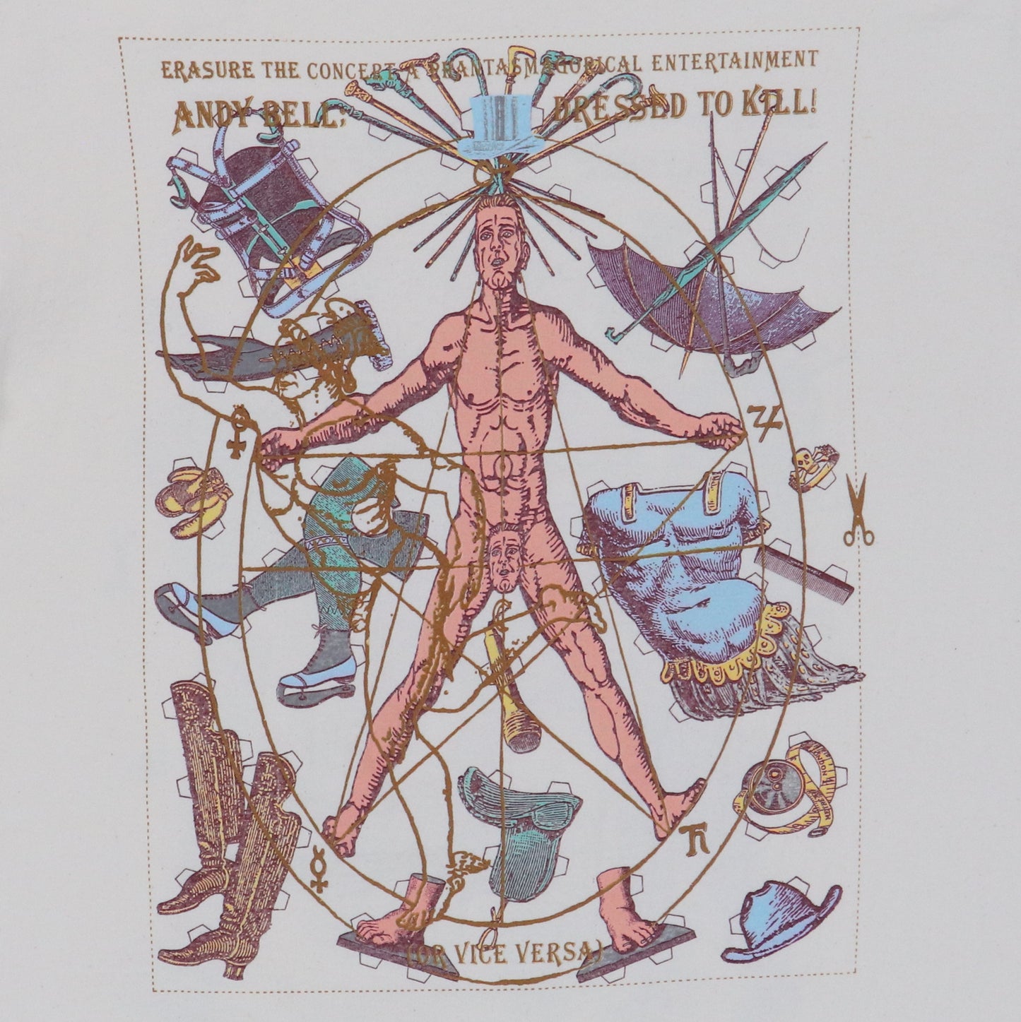 1992 Erasure Dressed To Thrill Shirt