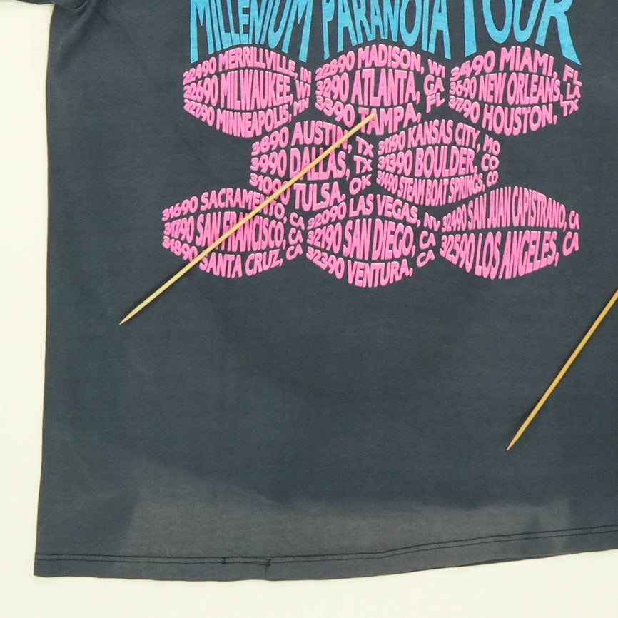1990 Warren Zevon Paranoia Tour Shirt