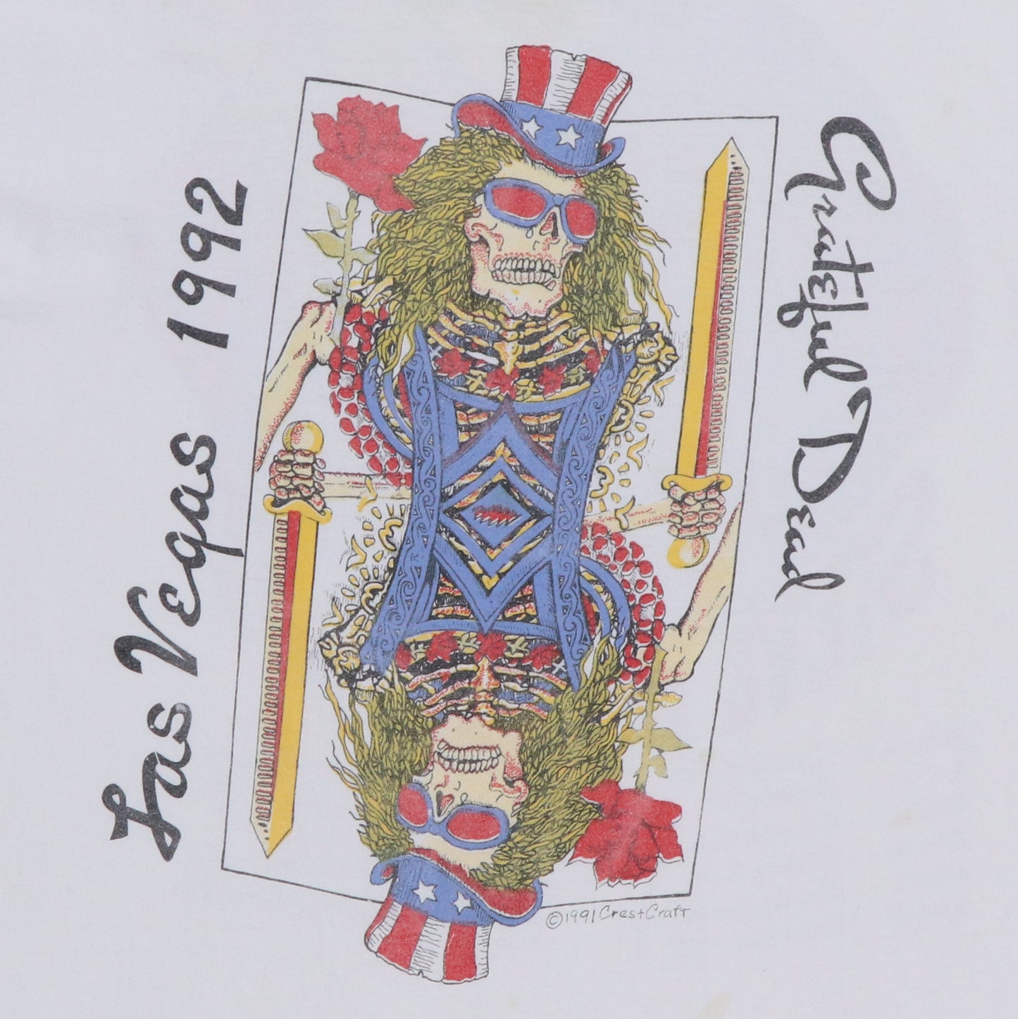 1992 Grateful Dead Las Vegas Tour Shirt