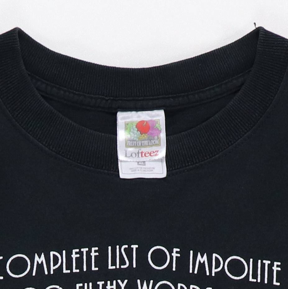 1990s George Carlin Filthy Words Shirt