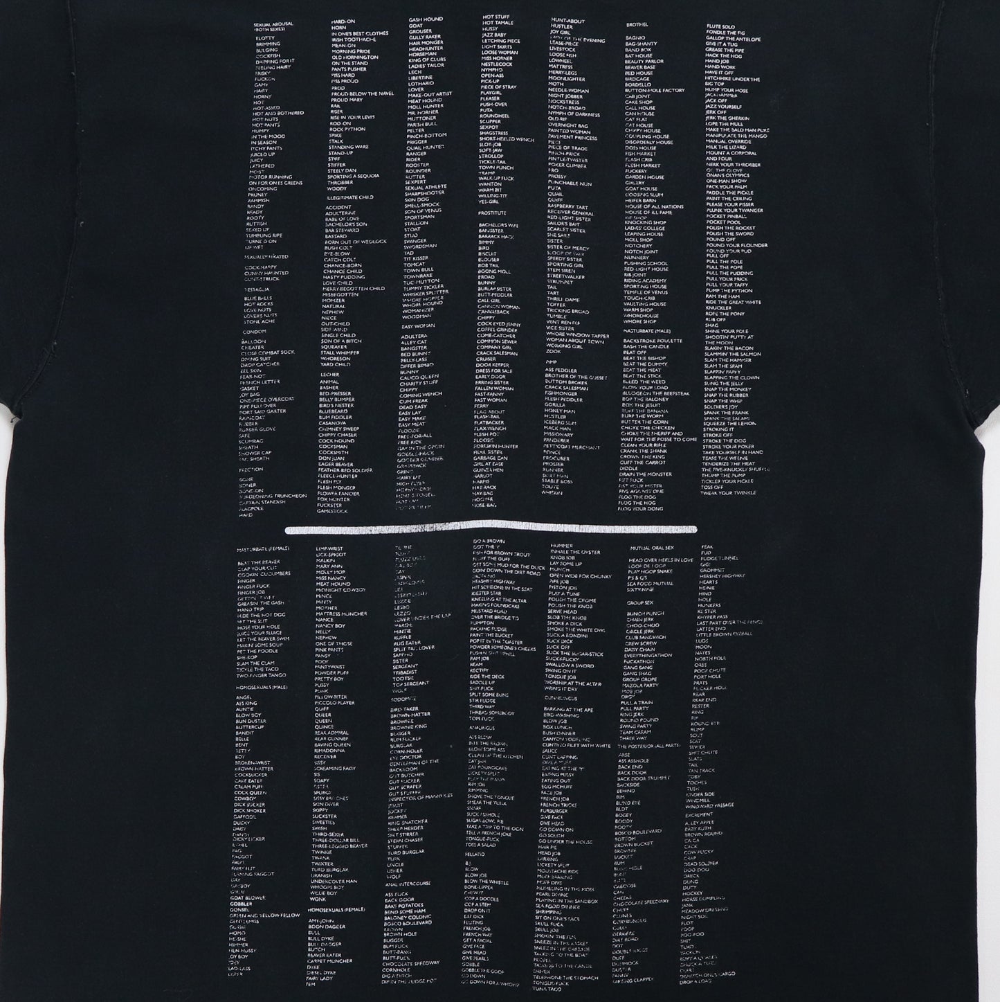 1990s George Carlin Filthy Words Shirt