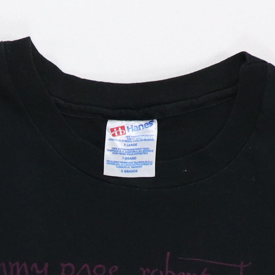 1995 Jimmy Page Robert Plant Zoso Tour Shirt