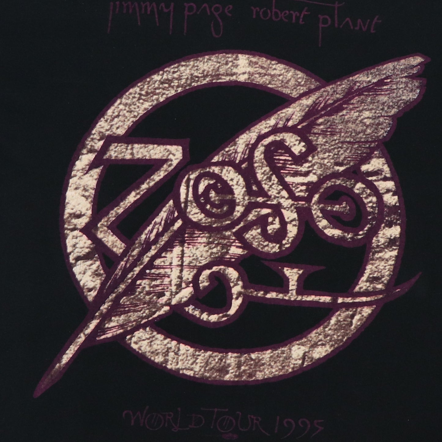 1995 Jimmy Page Robert Plant Zoso Tour Shirt