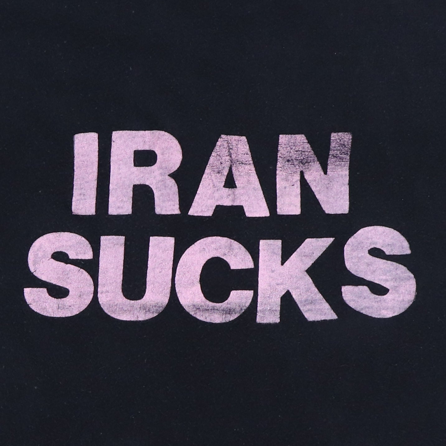 1970s Twisted Sister Iran Sucks Shirt