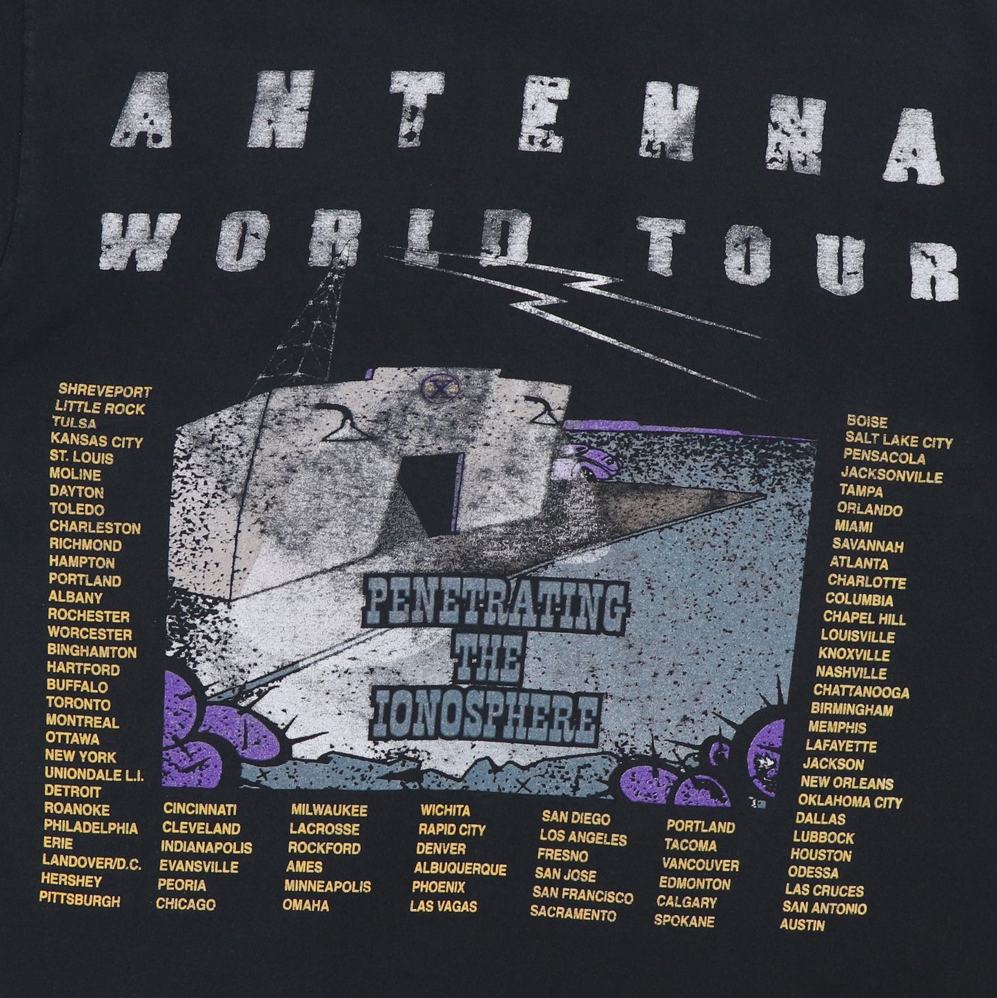1994 ZZ Top Antenna World Tour Shirt
