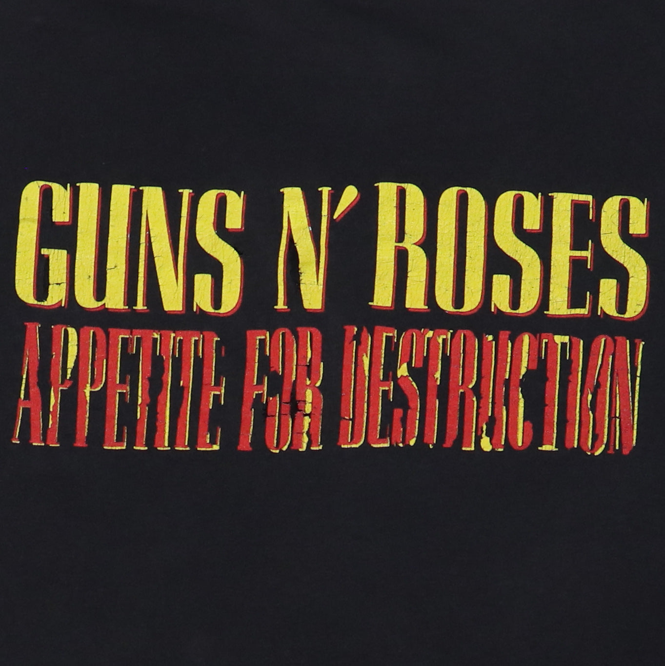 1987 Guns N Roses Appetite For Destruction Shirt