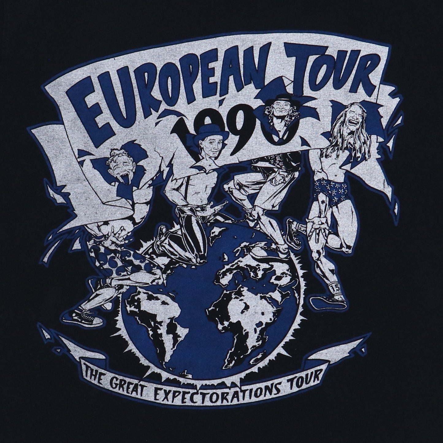 1990 Red Hot Chili Peppers Mother's Milk European Tour Shirt Detail