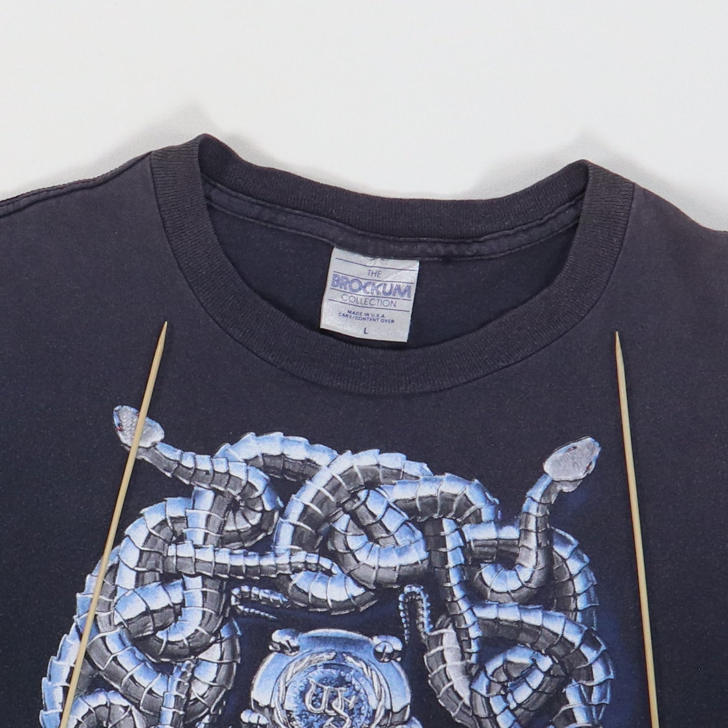 1990 Whitesnake Tour Shirt Detail