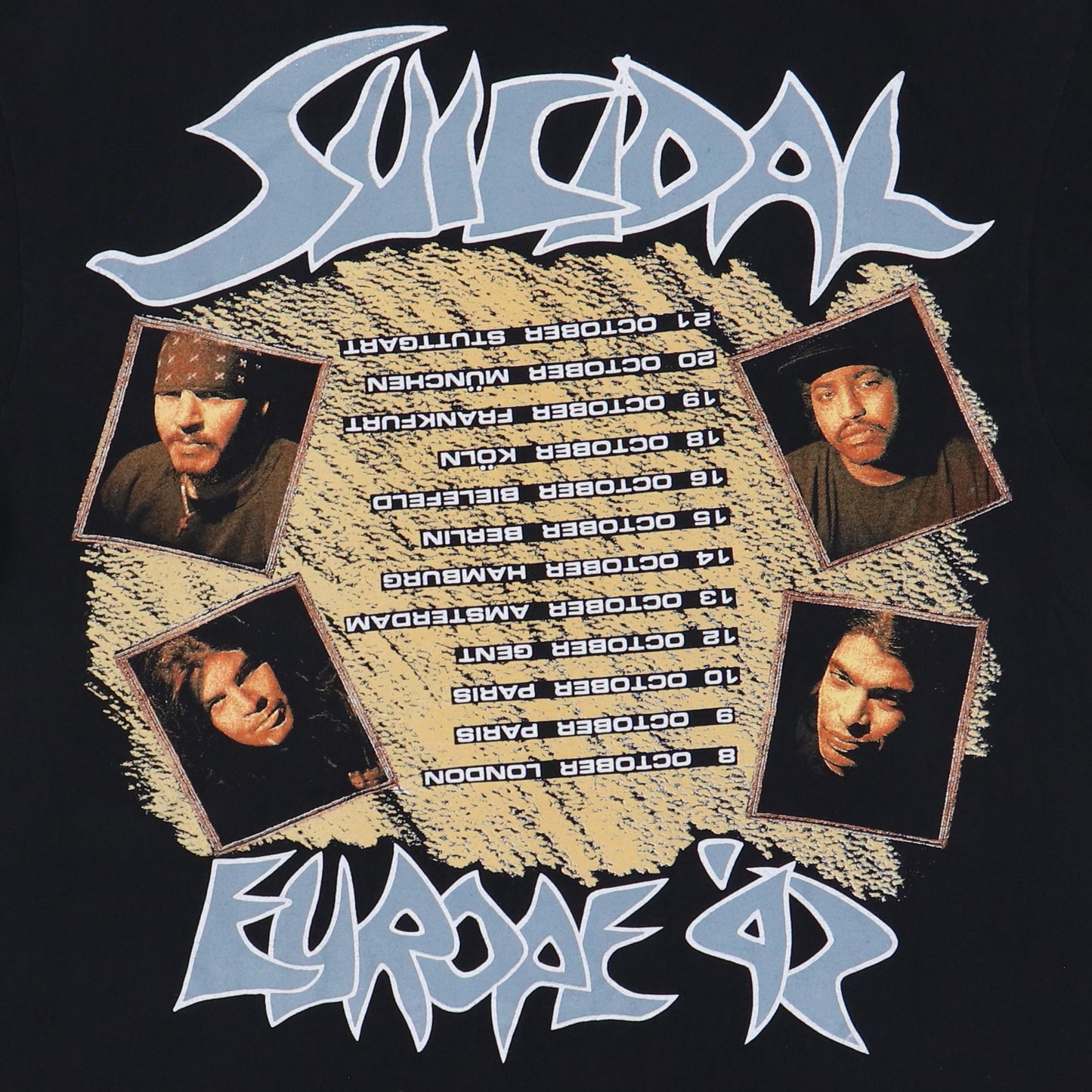 1992 Suicidal Tendencies European Tour Shirt
