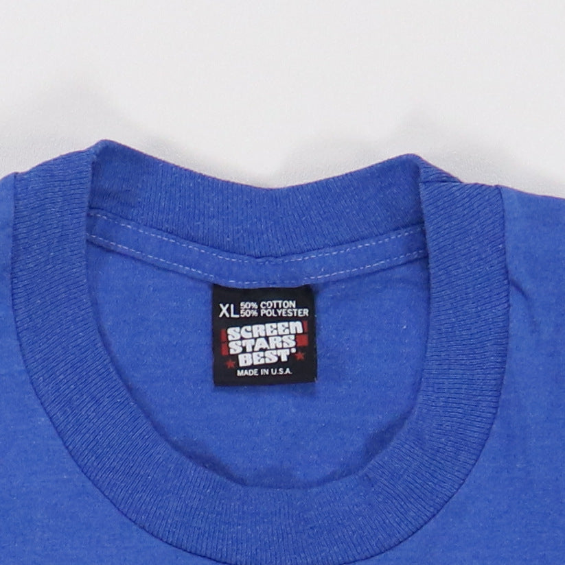 1990s Don't Worry Be Happy Shirt Detail
