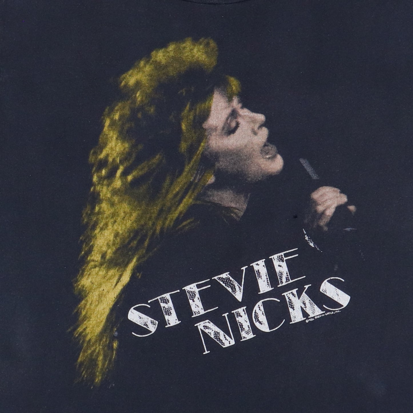 1986 Stevie Nicks Rock A Little Tour Shirt