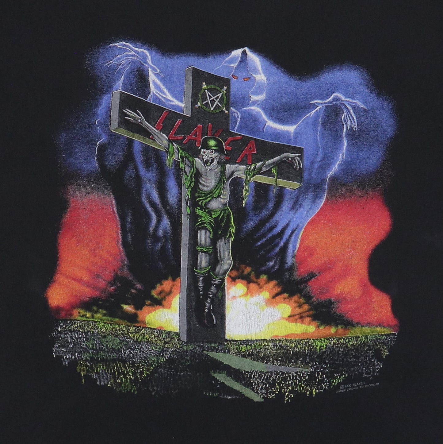 1991 Slayer Touring In The Abyss Shirt